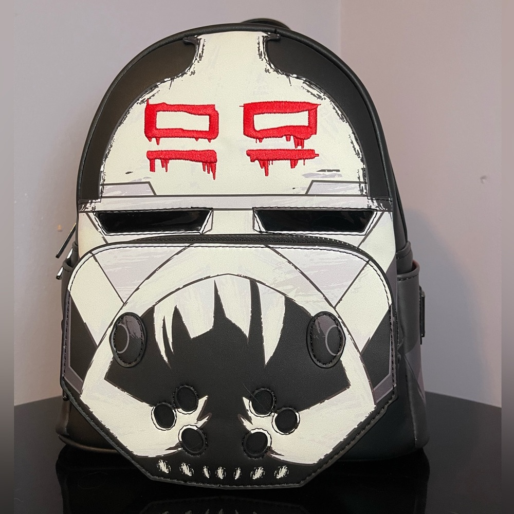 Loungefly Star Wars the Bad Batch Wrecker mini backpack and wallet